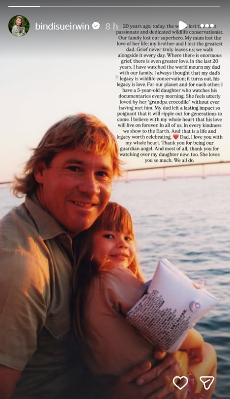 Bindi Irwin/ instagram