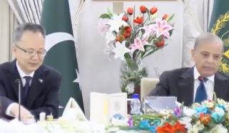 وزیرِ اعظم شہباز شریف سے نائب صدر ایشیئن ڈیولپمنٹ بینک ینگ منگ یانگ کی ملاقات