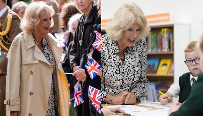 Queen Camilla makes surprise visit to Liverpool library destroyed in 2024 riots
