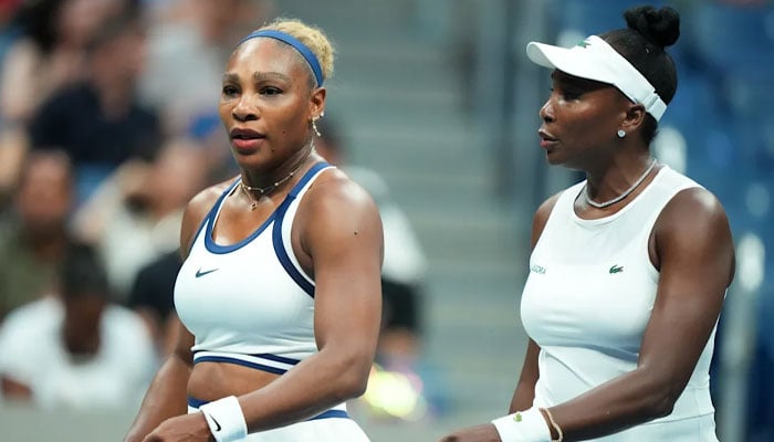 Serena and Venus Williams exit US Open after first round womens doubles defeat