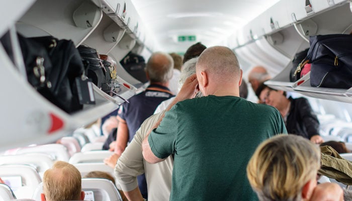 Airline duct-tapes passenger to seat after unruly behaviour causes chaos on flight