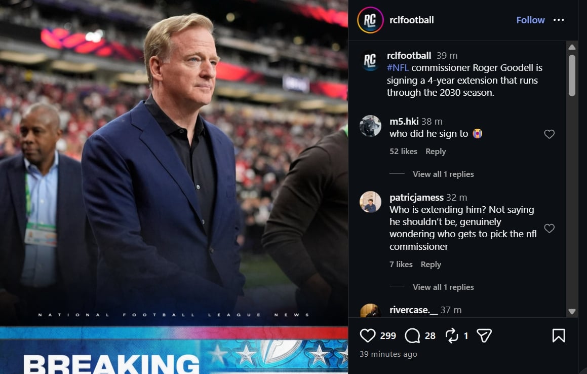Roger Goodell extension