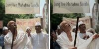 اداکار منوج باجپائی ’مہاتما گاندھی‘ بن گئے