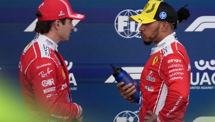 Charles Leclerc breaks silence after Lewis Hamilton’s ‘pushed me off’ comments