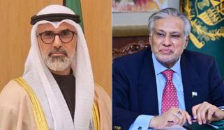 اسحاق ڈار کی کویتی وزیر خارجہ سے ٹیلیفونک گفتگو، دوطرفہ امور پر گفتگو
