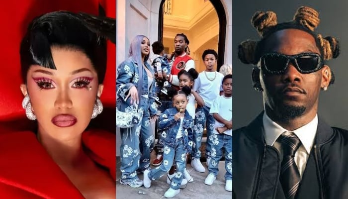 Cardi B issues emotional message after reuniting with Offset for their kids