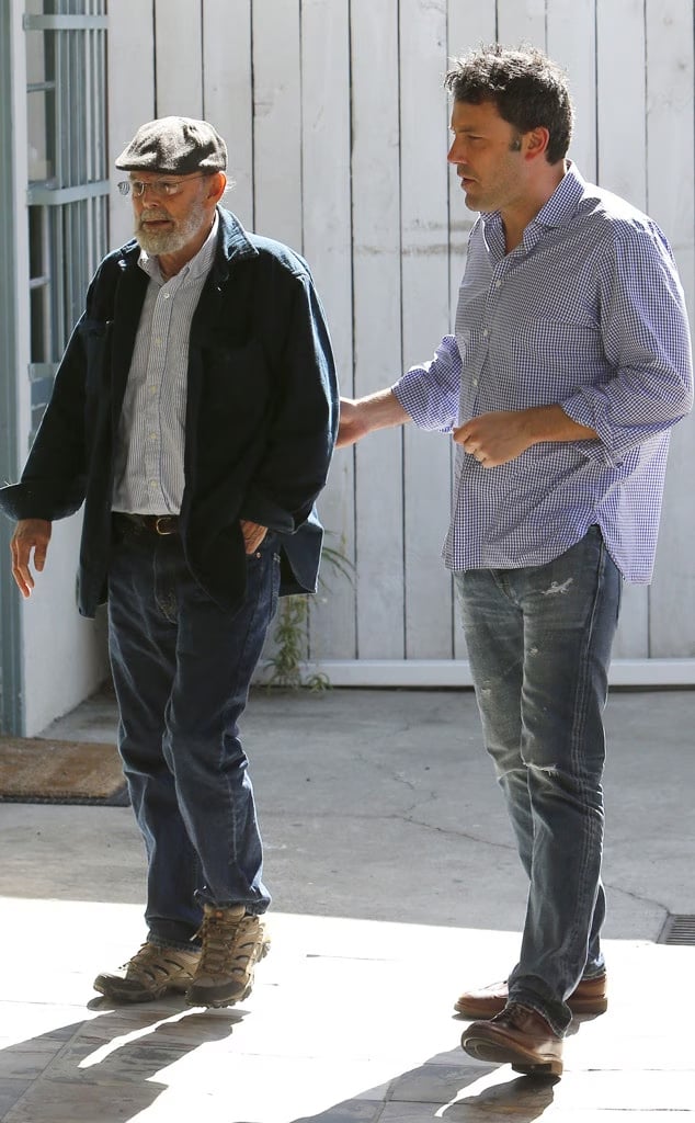 Ben Affleck with his father