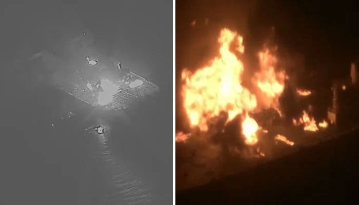 امریکی افواج نے خام تیل لے جانے والے 5 ایرانی جہازوں کو تباہ کردیا، سینٹکام