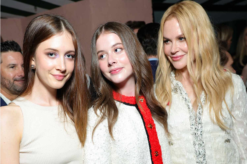 Nicole Kidman with Sunday Rose and Faith Margaret