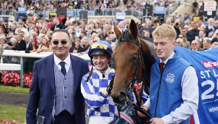 Saffie Osborne makes history as first female jockey to win a British Classic