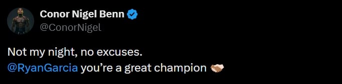 Conor Benn/ X