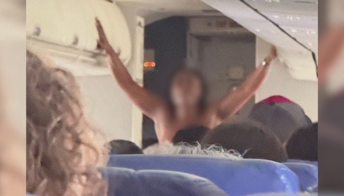 Unruly female passenger arrested after stripping naked on flight