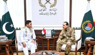  فیلڈ مارشل عاصم منیر سے انڈونیشین نیول چیف کی ملاقات