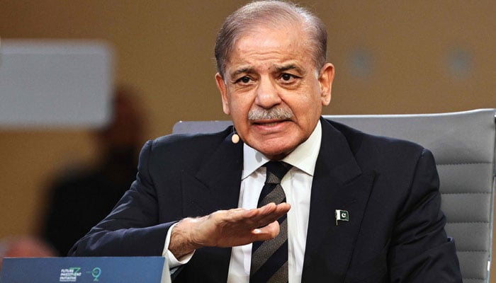 وزیرِ اعظم شہباز شریف—فائل فوٹو