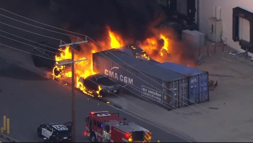 Helicopter crash in Los Angeles kills at least three, one hospitalised