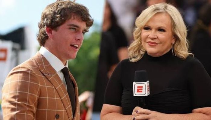 Arch Manning apologizes to Holly Rowe after laughing at AI video of Sarkisian slap
