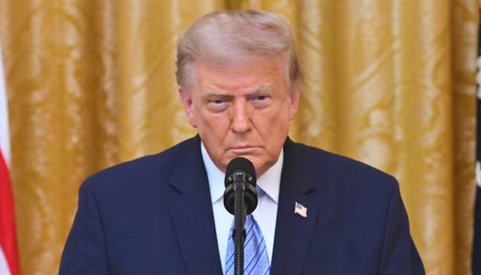 امریکی صدر ڈونلڈ ٹرمپ — فائل فوٹو