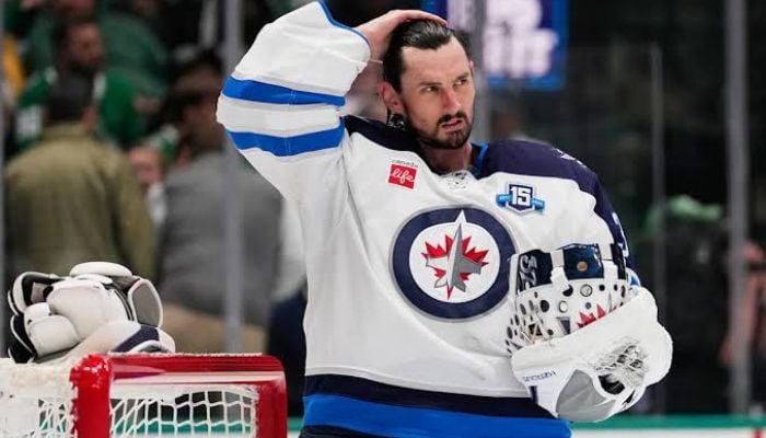 Winnipeg Jets suspend star goalie Connor Hellebuyck for missing training camp amid trade request