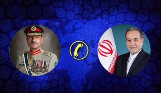 فیلڈ مارشل سے ایرانی وزیرِ خارجہ کا رابطہ، علاقائی پیشرفت پر گفتگو