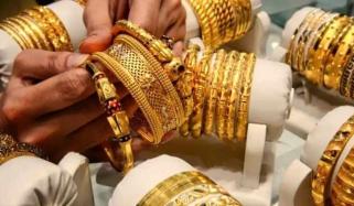 ایک تولہ سونے کی قیمت 3800 روپے کم ہوگئی 