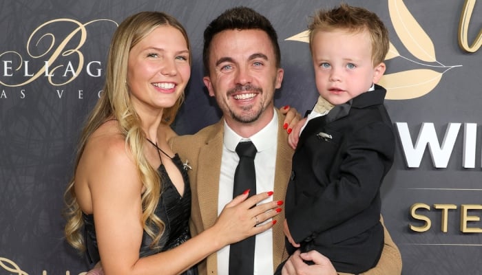 Frankie Muniz and Paige Price with their son Mauz
