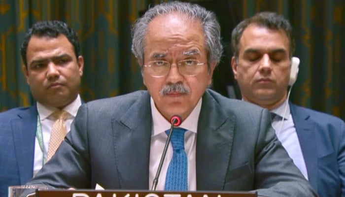 پاکستان کے سفیر عاصم افتخار—فائل فوٹو
