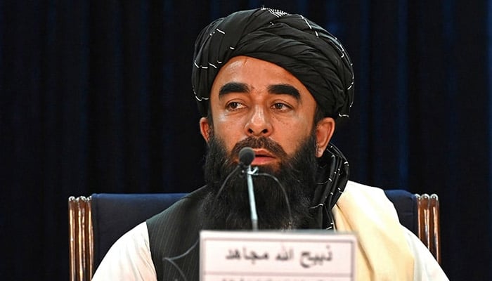افغان طالبان کے ترجمان ذبیح اللّٰہ مجاہد—فائل فوٹو