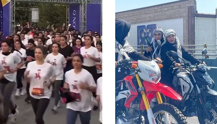 ایران، بیک وقت خواتین کے 2 مارچز توجہ کا مرکز بن گئے