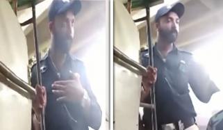 کراچی: پولیس اہلکار کی رکشے میں بیٹھی خاتون کو ہراساں کرنے کی ویڈیو وائرل