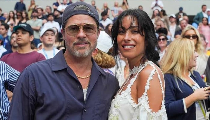 Brad Pitt, Ines de Ramon turn NASCAR Cup series into a romantic date night
