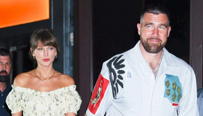 Taylor Swift, Travis Kelce match in black for Patrick Mahomes’ 31st birthday