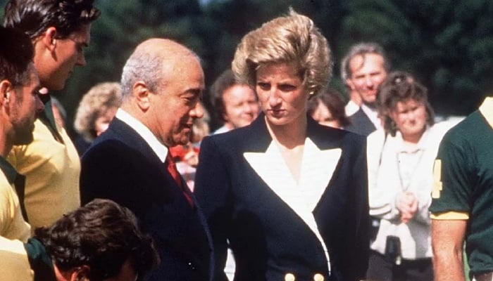 Mohamed Al-Fayed and Princess Diana