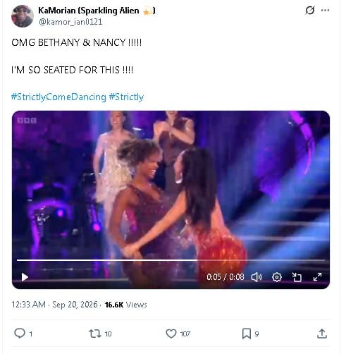 Strictly’s launch episode sparks buzz over 2026 pairings