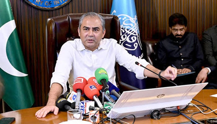وفاقی وزیرِ داخلہ محسن نقوی—فائل فوٹو
