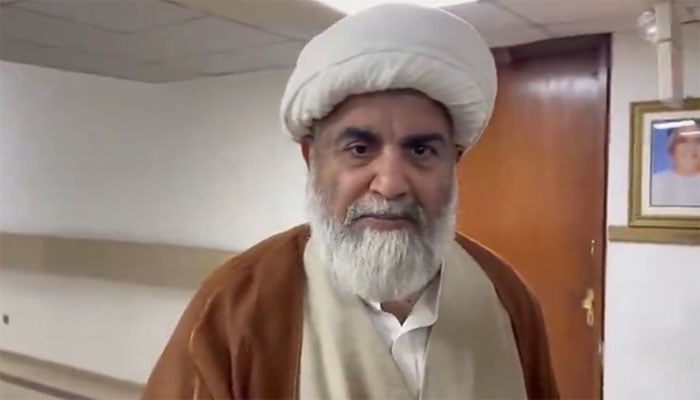 علامہ راجہ ناصر عباس:  اسکرین گریب/ ایکس