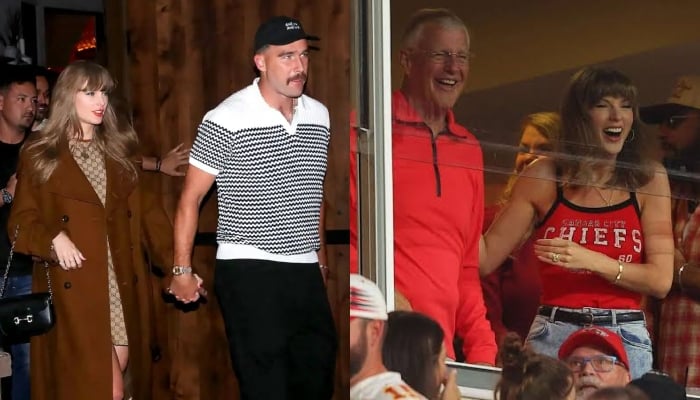 Taylor Swift celebrates Travis Kelces NFL win with thats my husband! shout: Watch