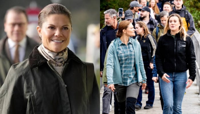 Crown Princess Victoria explores nature with family to mark a special Swedish tradition
