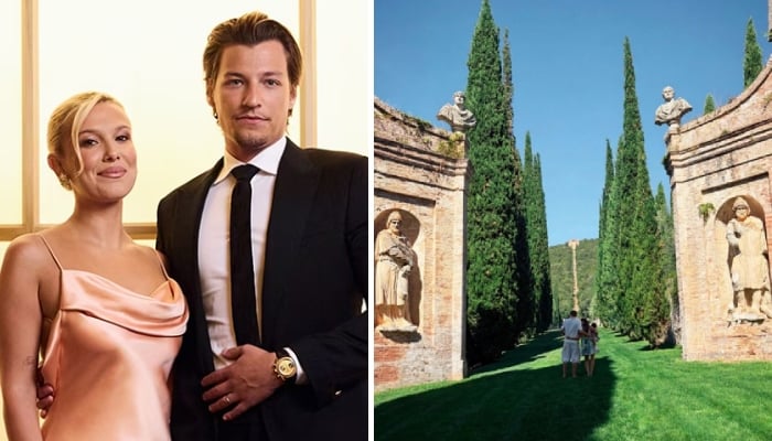 Millie Bobby, Jake Bongiovi return to their iconic wedding venue on 2nd anniversary