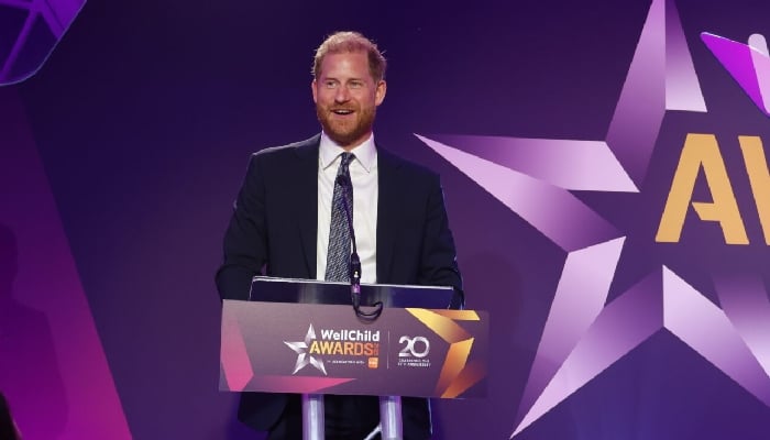 Prince Harry makes beaming arrival at WellChild Awards amid Diana memoir row