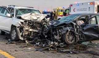 سعودی عرب: ٹریفک حادثے میں 9 افراد جاں بحق