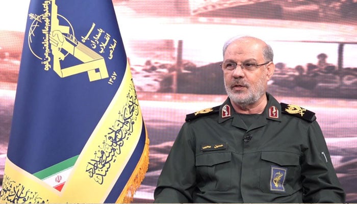 ایرانی پاسدارانِ انقلاب گارڈز کے ترجمان جنرل حسین محبی—فائل فوٹو