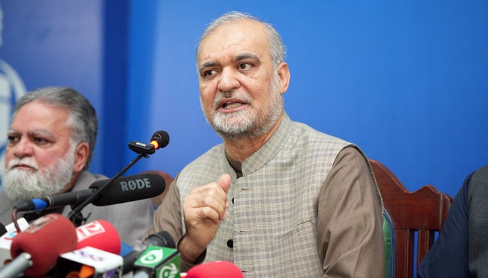 جھوٹ ہے آئی ایم ایف معاہدے میں لیوی لگانا طے کیا گیا ہے، حافظ نعیم