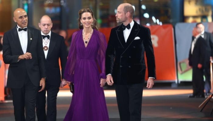 Prince and Princess of Wales at Digger premiere
