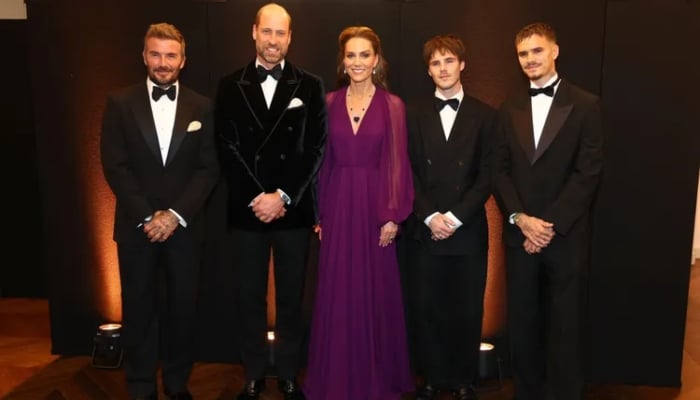 Kate Middleton, Prince William enjoy Beckham family reunion at Digger movie premiere