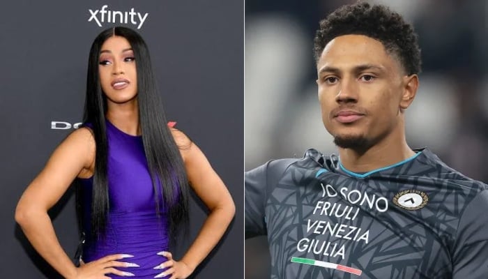 Cardi B sparks dating buzz with soccer star Maduka Okoye at Milan Fashion Week