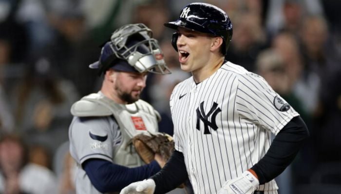 Yankees’ Ben Rice tops Aaron Boone’s 39-homer prediction, hits 41st home run