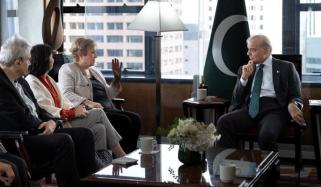 وزیراعظم شہباز شریف سے منیجنگ ڈائریکٹر آئی ایم ایف کی ملاقات