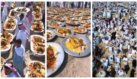 عراق میں قبائلی سردار کے بیٹوں کی شاہانہ شادی، سیکڑوں بھیڑ، بکریاں اور اونٹ ذبح کیے گئے 