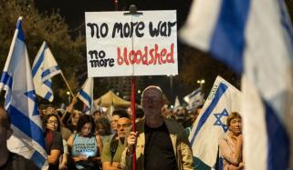نیویارک: فلسطین کے حق، نیتن یاہو کیخلاف مارچ، یہودی بھی شریک
