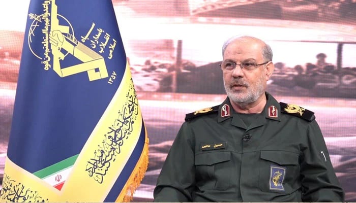 ایرانی پاسدارانِ انقلاب فورس کے ترجمان بریگیڈیئر جنرل حسین محبی—فائل فوٹو